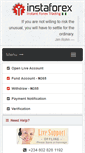 Mobile Screenshot of instafxng.com